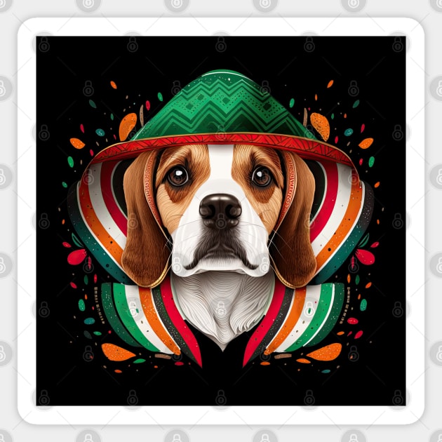 Beagle 5th of May Sticker by JayD World